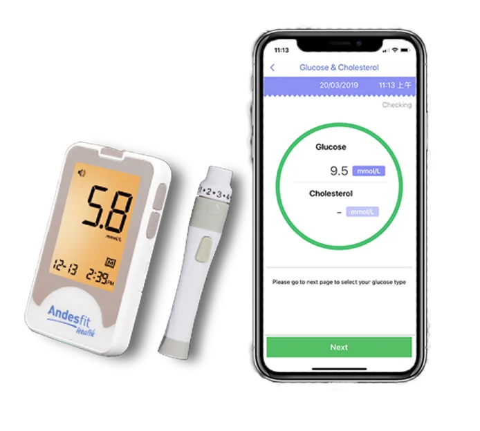 Умный Bluetooth беспроводной глюкометр 4G BLE, глюкометр/монитор TeleHealth, телемедицин, API/SDK WIFI IOT RPM