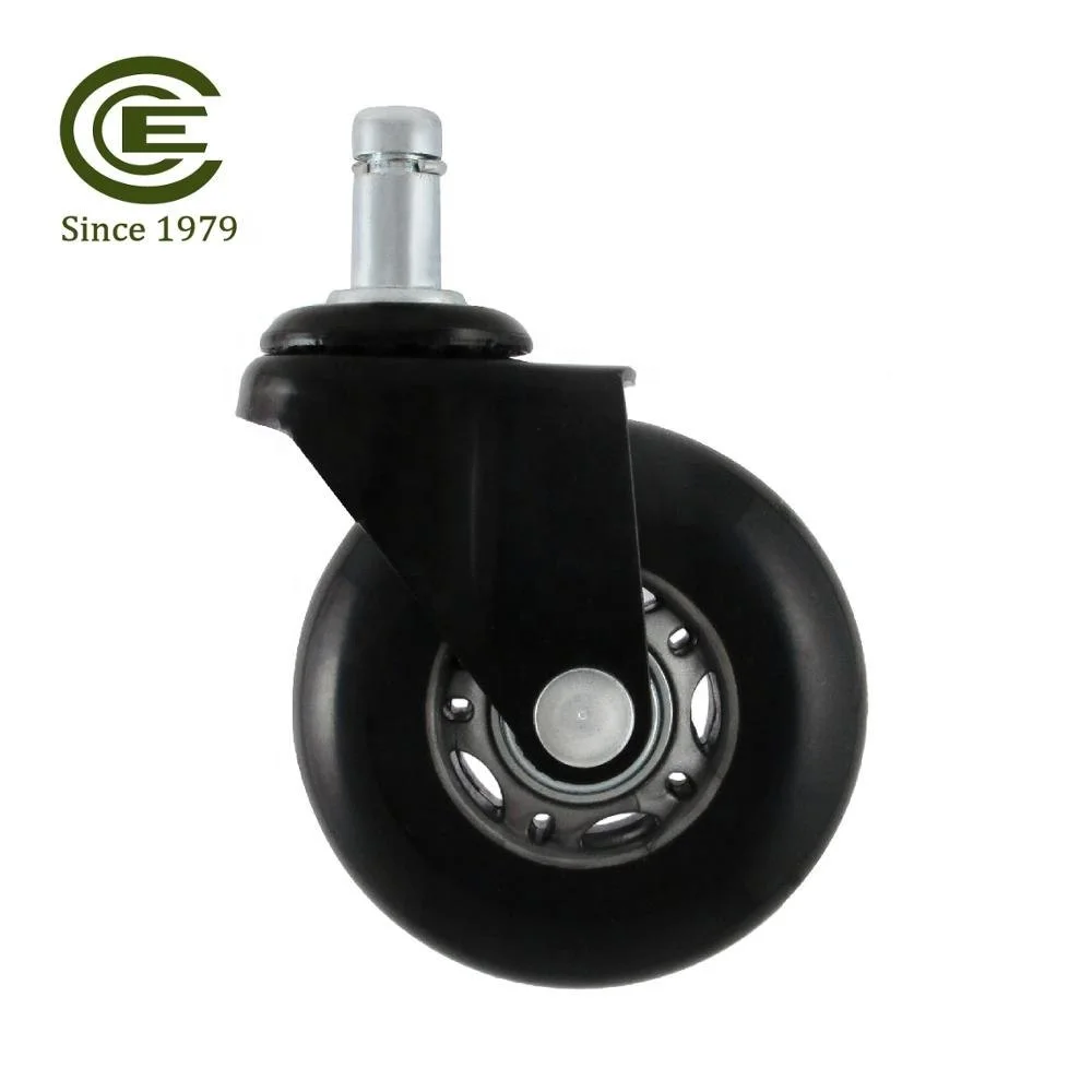 Cce Caster Black 25 Castor Wheels Casters For Office Furniture Chairs Buy Office Chair Caster Wheel Oem Replacement