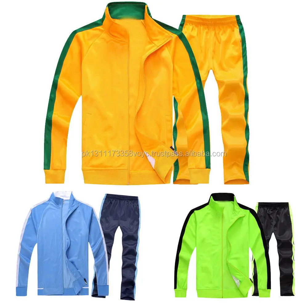 Kids Mens Womens TrackSuit jogging Football Training Suit sport jaket sets pants