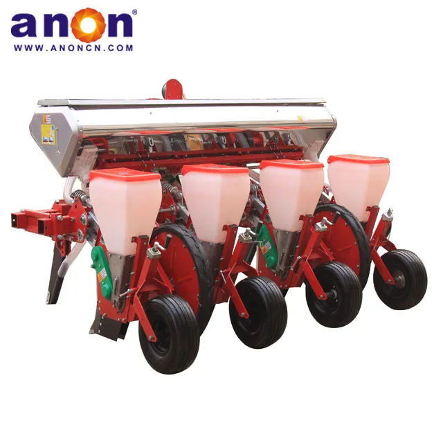 ANON Factory Price  Machine 4 Row Pneumatic Planter  Machine Sweet Corn Planter 4 Row Corn Planter