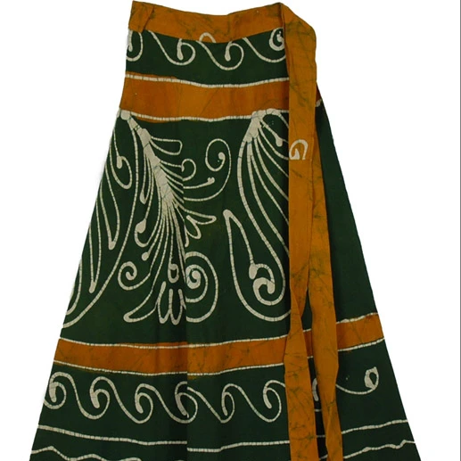 Womens Clothing Dance Hippie Skirt Knee Length Sarong Indian Wrap Around