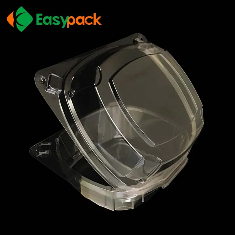 Clamshell Plastic Packaging Salad Disposable Food Container For Market