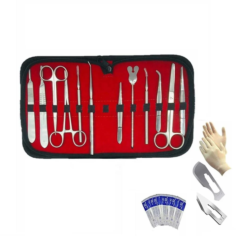 34 Pcs Advanced Lab Anatomy Medical Student Dissection Kit