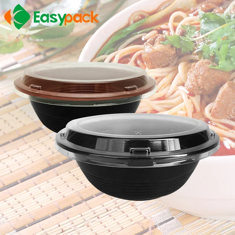 700 Ml Disposable Food Container Microwave Safe Pp Soup Poke Bowl
