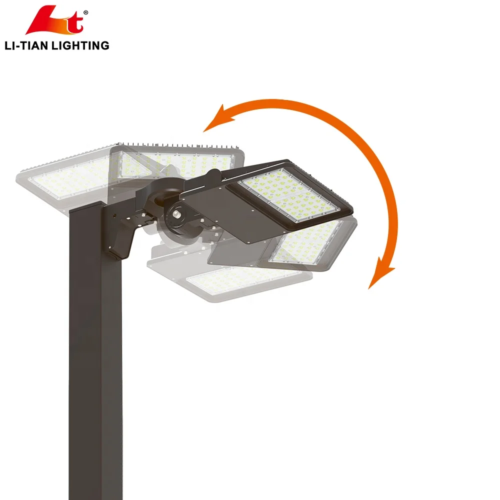 2019 new item factory price list high brightness 160lm/w 100w slip fitter  led parking lot light with 5 years warranty