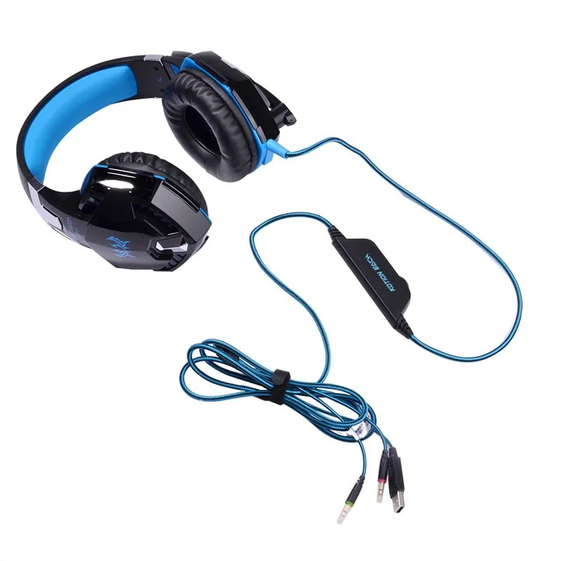 KOTION EACH G2000 有線ゲーミングヘッドセット 3.5mm ステレオ