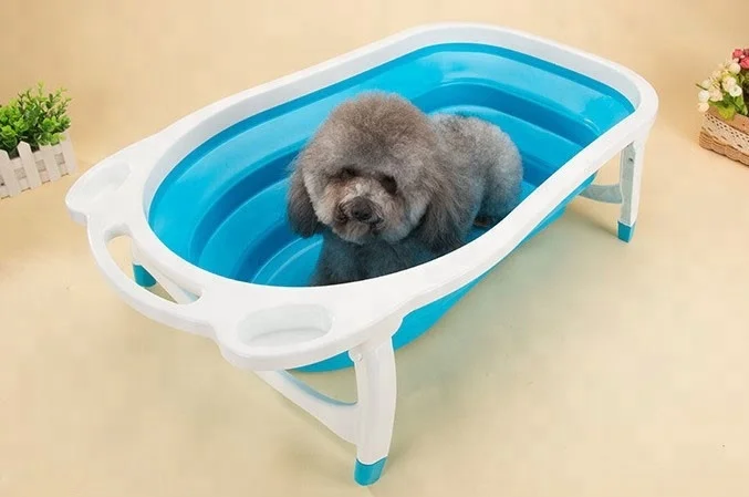 Пластиковая Ванна для мытья собак прямоугольная складная