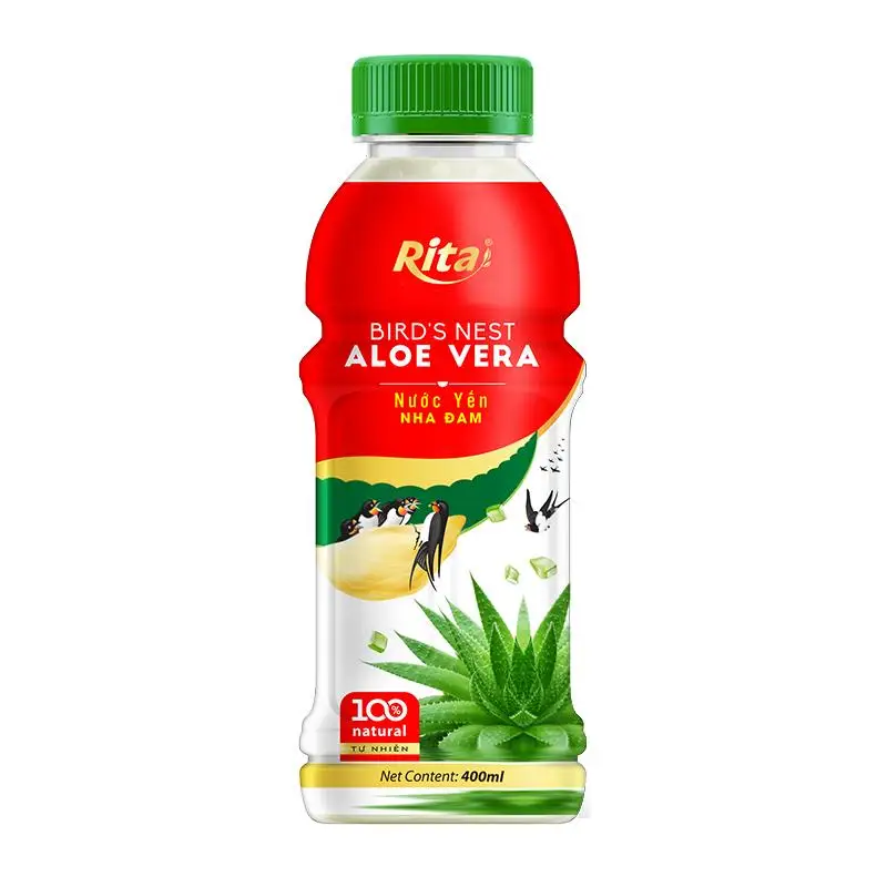 New Product From Rita Beverage Good for Your Health 400 ml Pet Bottle Aloe  Vera Bird Nest