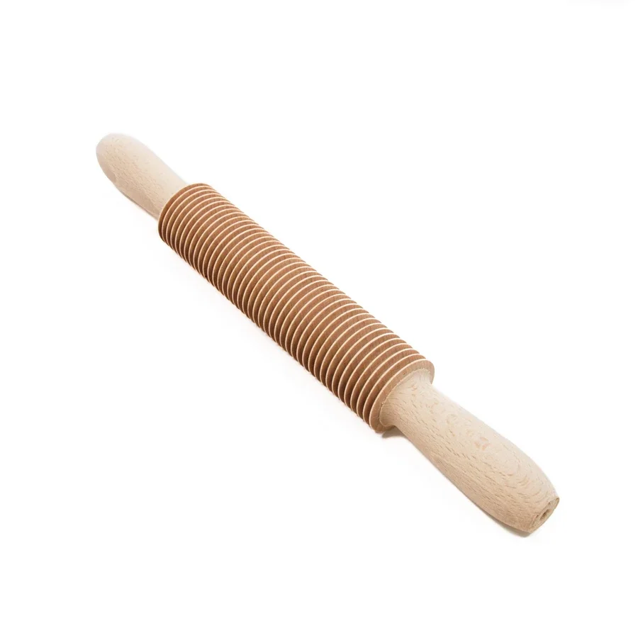 G Beech Wood 14mm Pappardelle Pasta Cutter Noodle Lattice Roller Docker  Dough Cutter Wooden Rolling Pin Spaghetti Pasta Maker Beechwood Noodle  Cutter