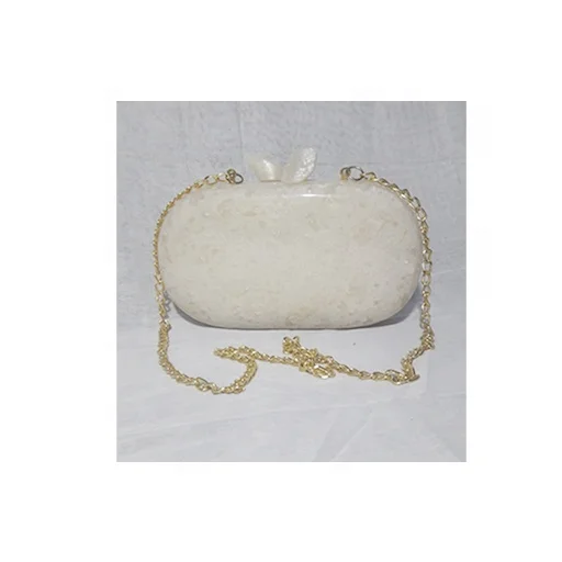 plain white clutch