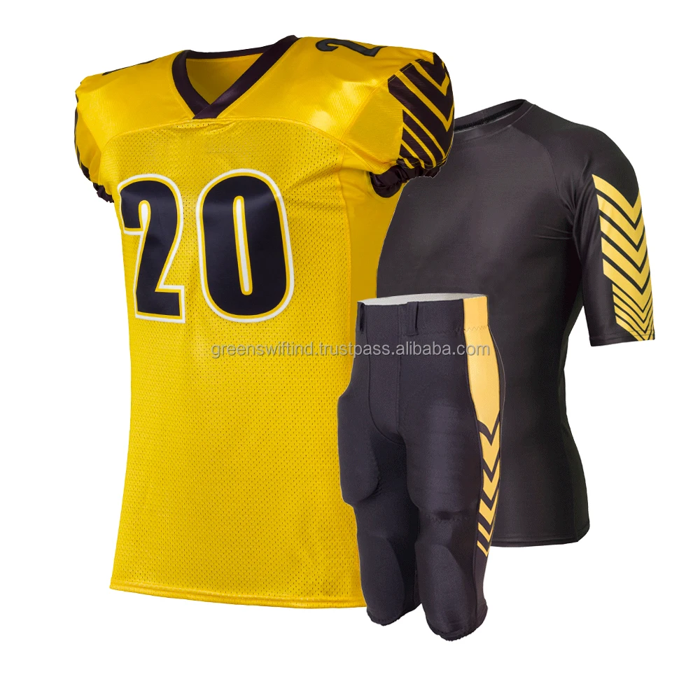 New Model Design Sublimation American Football Jersey Wear Customized
