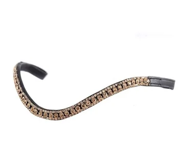 Frontail Brillant Pour Cheval - Ridex - Vert Cristal - Toutes Tailles - Neuf