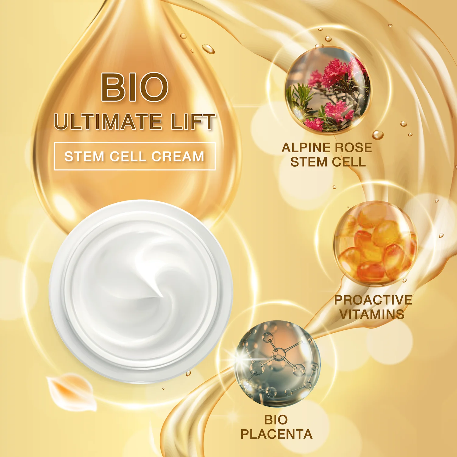 Ultimate Lift Anti-Aging Cream with Bio-Stem Cell Placenta 