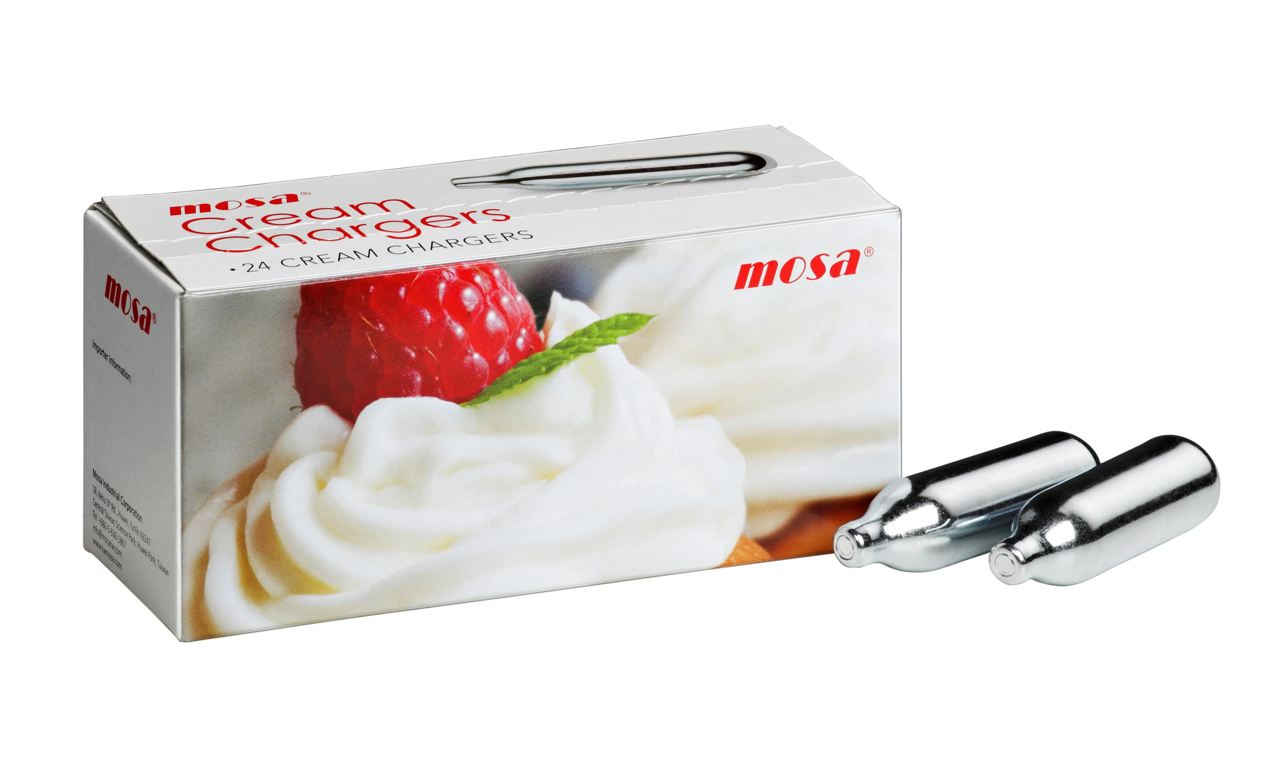 Export Quality 100 Recyclable Steel Made 24 Pack Mosa Whipped Cream