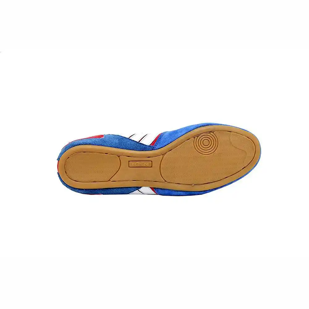 
Нескользящая боксерская обувь с резиновой подошвой, кожаная обувь для борьбы 