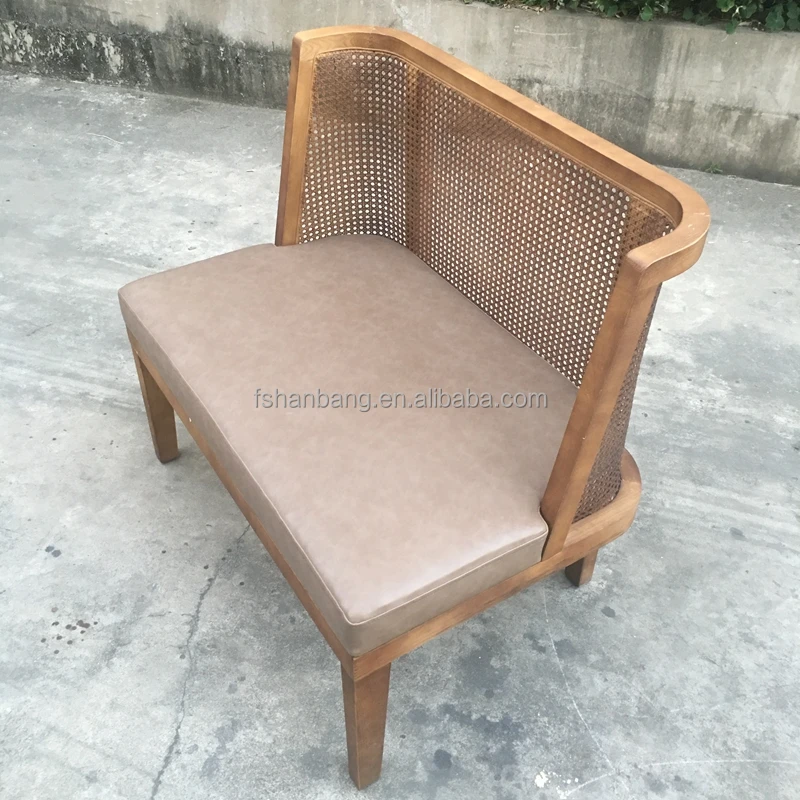 rattan banquette