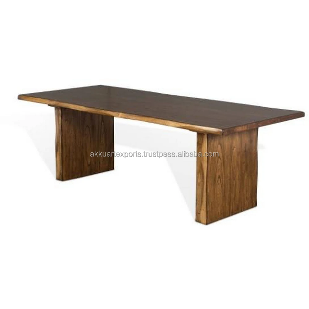 Modern Herringbone Dining Table Set - Solid Wood & Steel