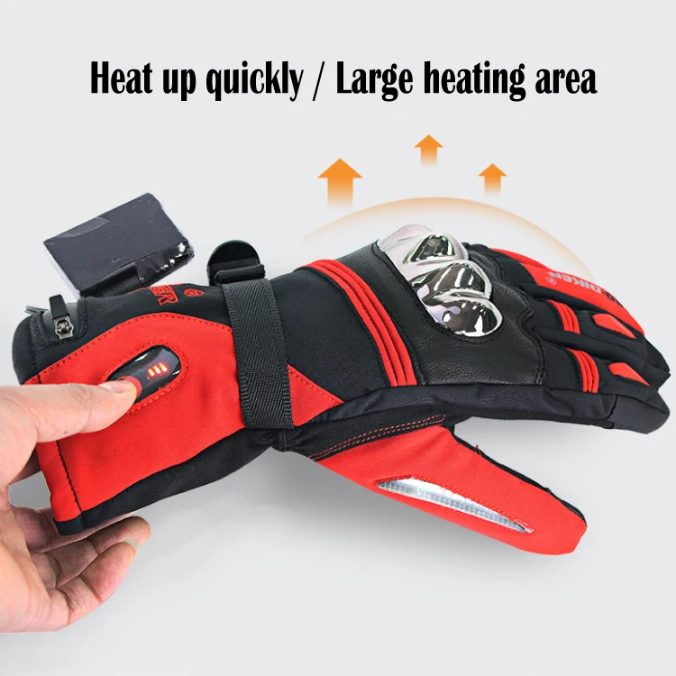 Мотоциклетные Перчатки с перезаряжаемой батареей, 12 В, 7,4 В, 5 В, 3,7 в