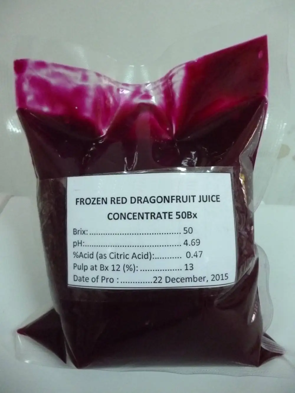 Iqf Frozen Dragon Fruit Pitaya Dragon Fruit Pulp Dragon Fruit Puree
