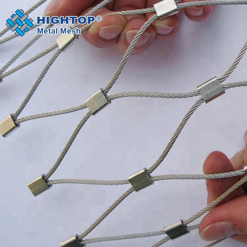 Landslide Protection Flexible Stainless Steel Wire Rope Cable Mesh Safety Net