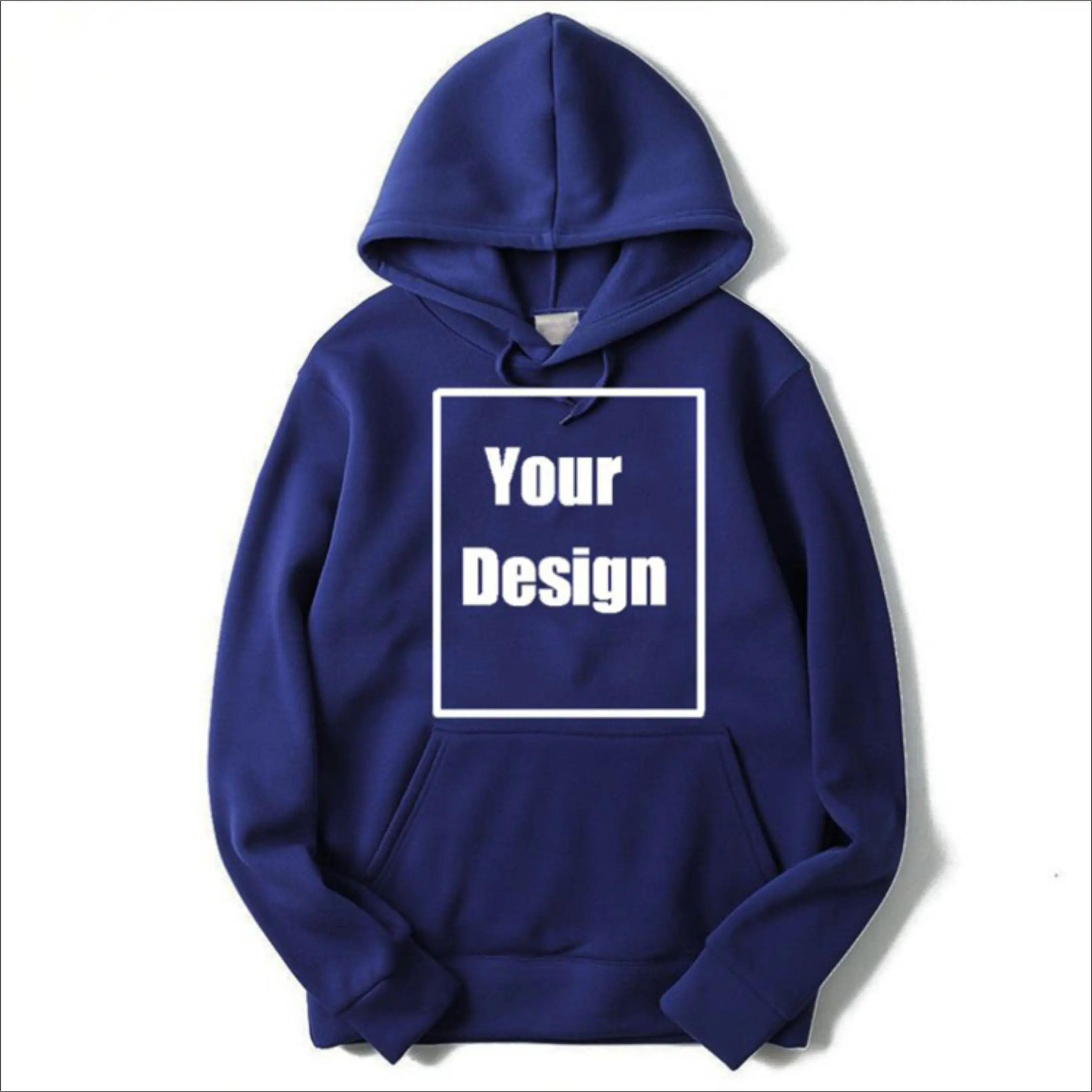 Oem Custom Logo Good Quality Hoodie Men Thick French Terry Full Zip Up ...