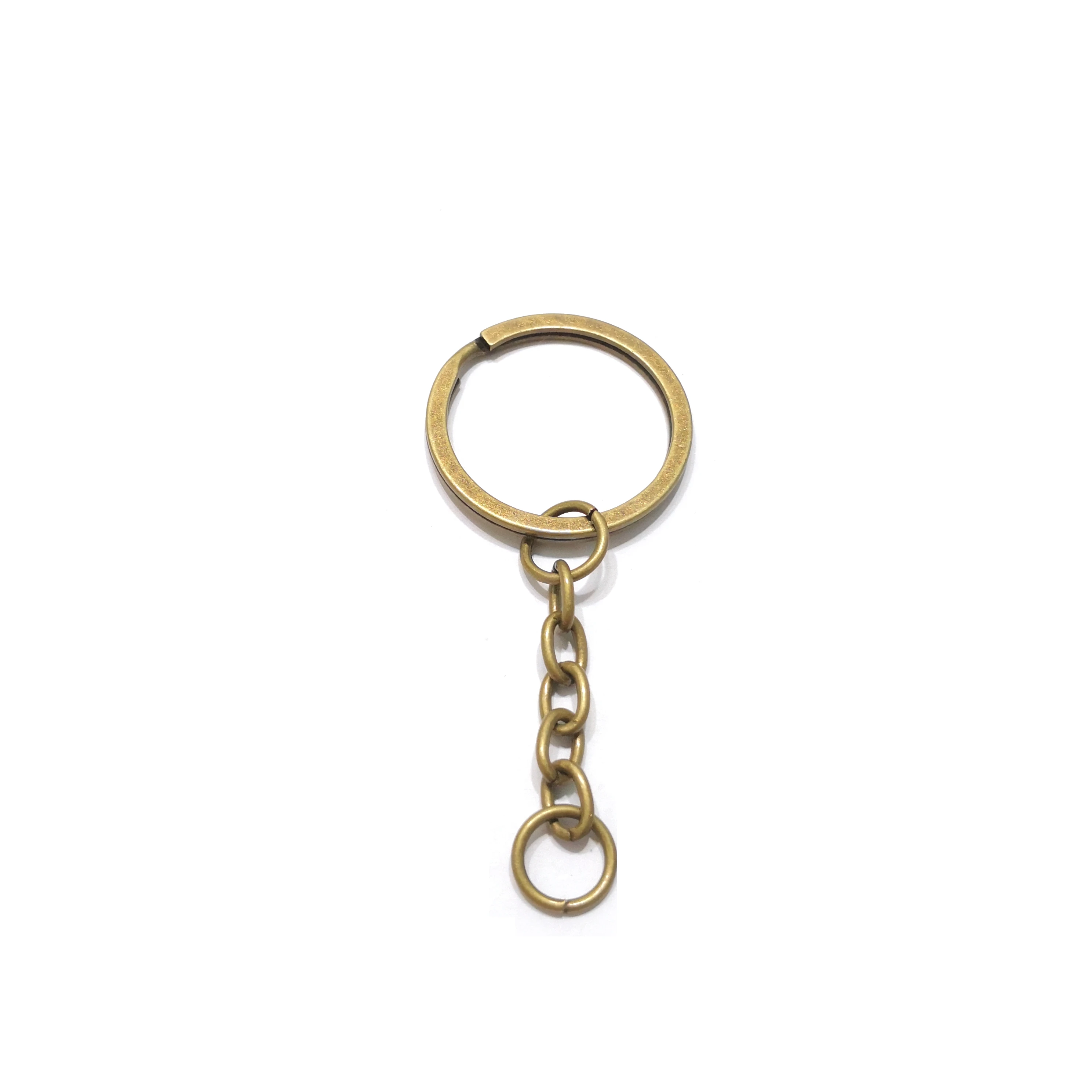 20/30 pcs/lot Key Chain Key Ring Bronze Rhodium Gold Color 28mm