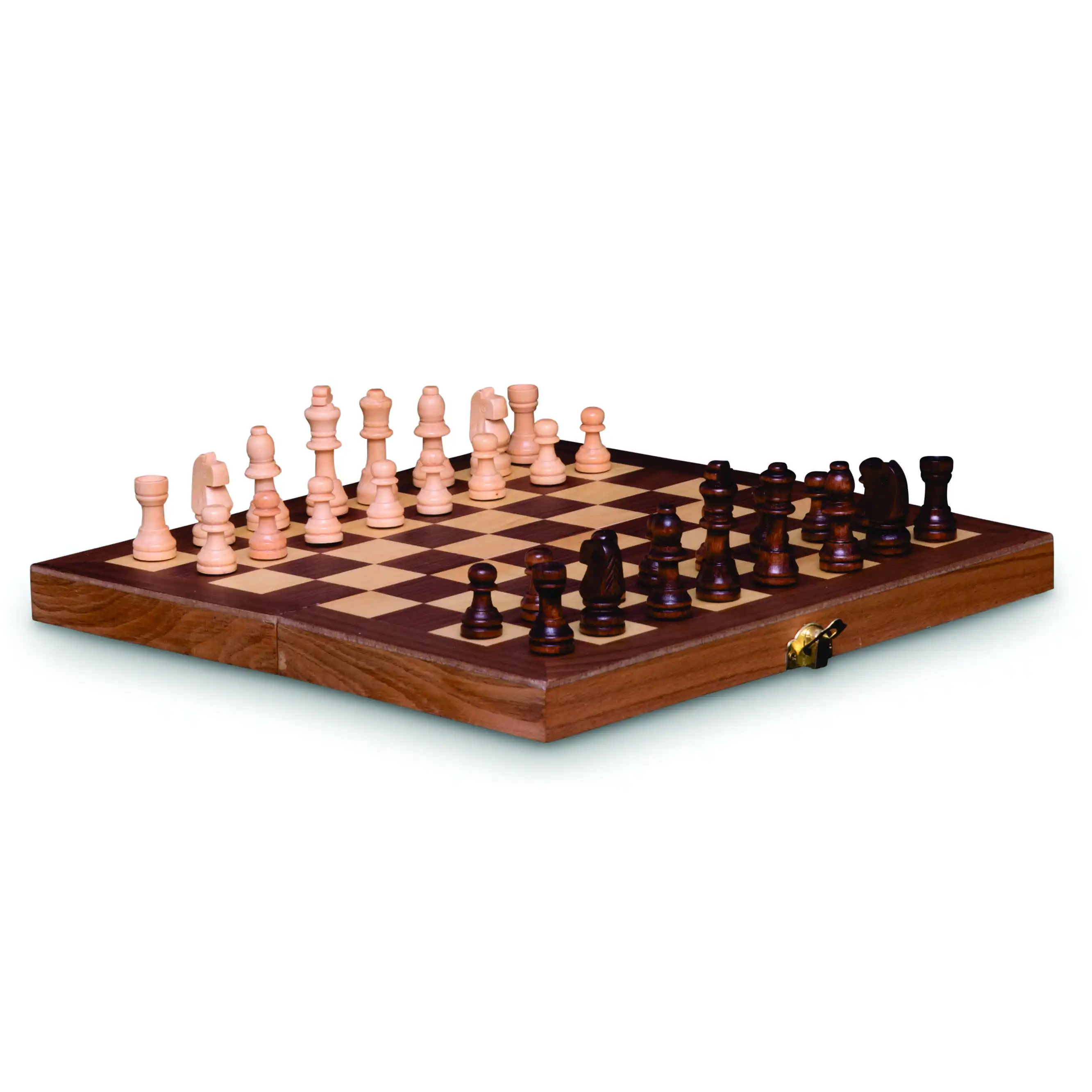 Boxed Wooden Chess Set, Gift Chess Set, Handmade Chess Board