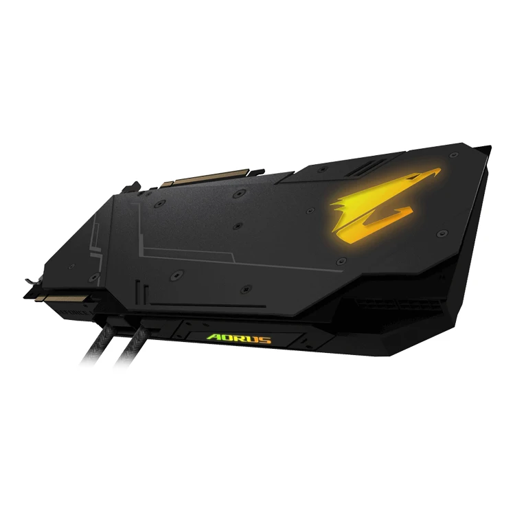 Used GIGABYTE AORUS GeForce RTX 2080 XTREME WATERFORCE 8G with 240mm AIO RGB Fans Graphi aperçu 6
