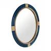 Blue natural beige frame