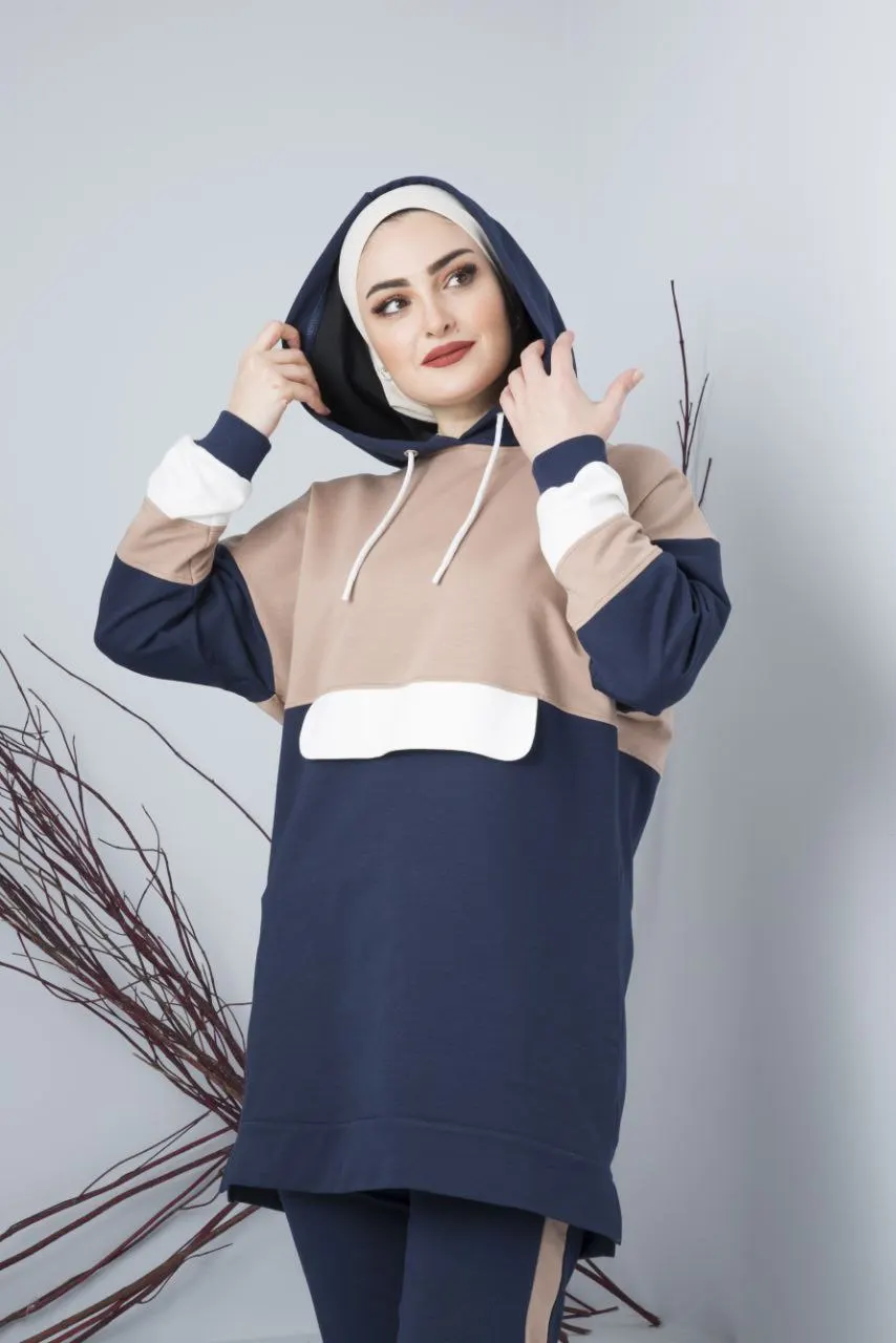 New Season Women Hooded Sportswear Islamic Clothing Abaya Kaftan Dubai