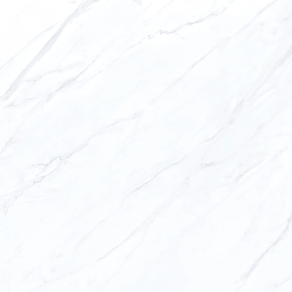 1200x1200mm Big Size Italian Design Elegant Full Polished Glazed White Marble Look Porcelain