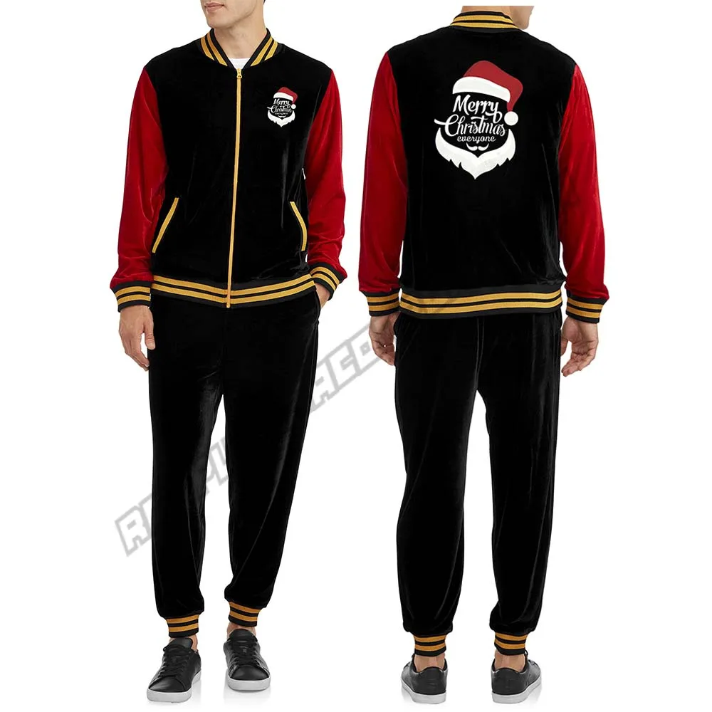 santa suit moletom com capuz