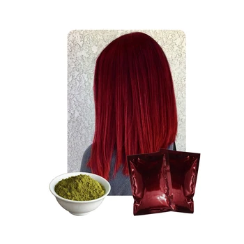 Ecocert Certificate Henna Natural Color Powder Wine Red Hair Color Dye
