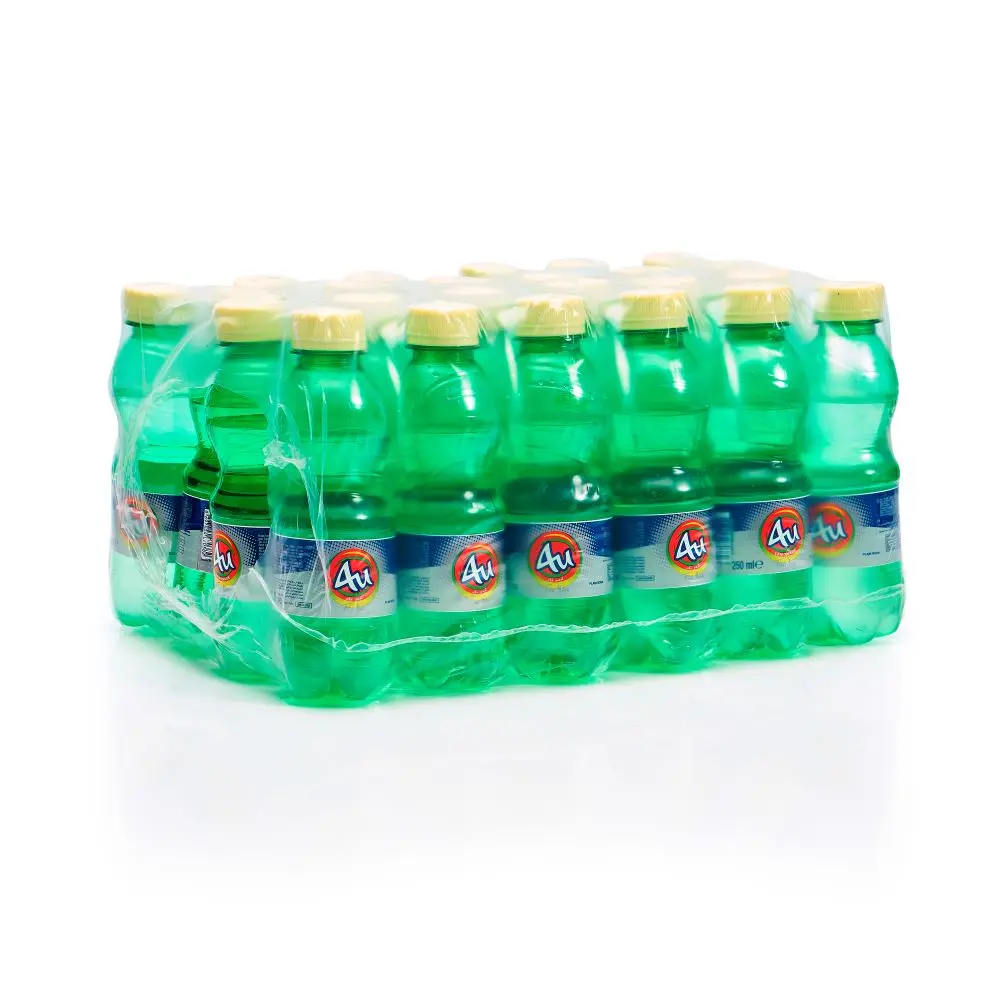 4u Plain Soda 250 Ml Lemonade Soda Pop Cold Carbonated Soft Drink Halal