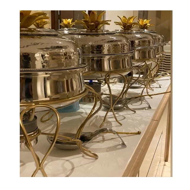 Brass Wedding Chafing Dish Good Quality Food Warmer & Buffet Chafing