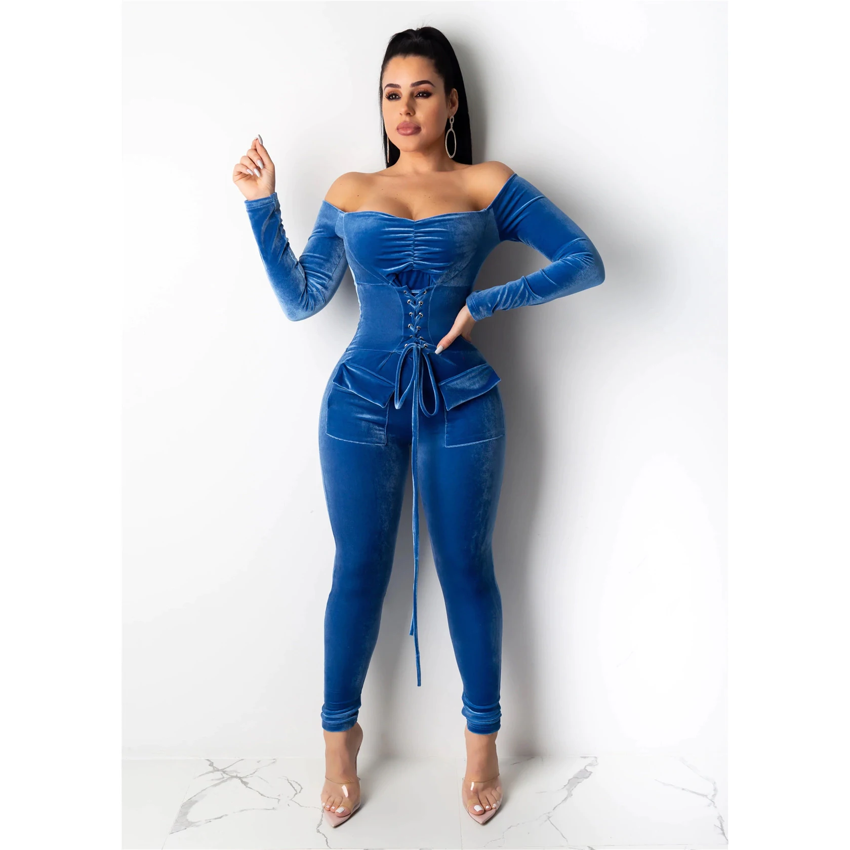 Monos sexys para mujer, petos elegantes con corte de bota, fajas de moda  novedosa, estilo europeo y americano para mujer|Overoles y mamelucos| -  AliExpress