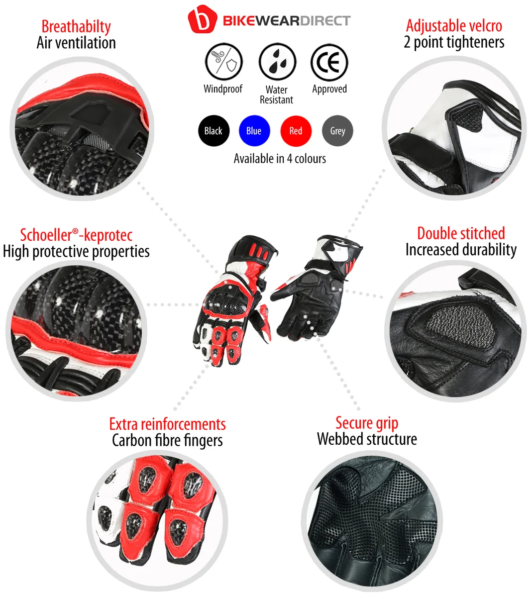 Кожаные перчатки Tex speed серые для мотоцикла защитные из воловьей