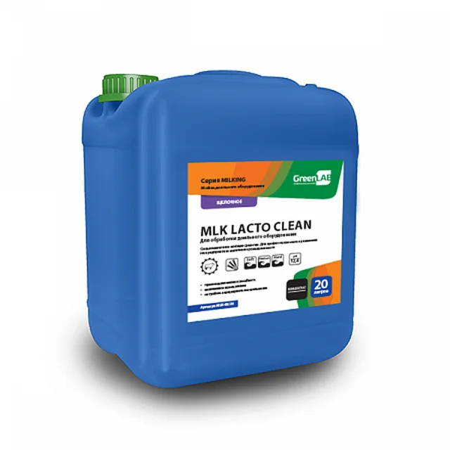 A strongly alkaline cleaning product for milking equipment  milk cooling tank care with the use of MLK LACTO CLEAN system 24 kg