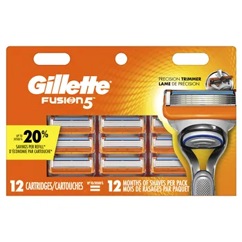 Gillette Fusion5 Mens Razor Blades Refill Cartridges,12,8 And 4 Count ...