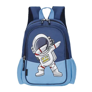 New Cartoon Cute Children's Schoolbag Light Spine Protection Space Backpack