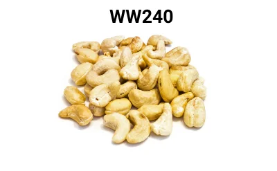 Food & beverage wholesale raw cashews Organic kaju w320 snack bag cashew nuts w240