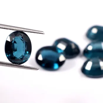 Natural London Blue Kyanite Gemstone, Splendid Kyanite Oval Shape Faceted Cut Gemstone, Hand Polished For Making Jewel