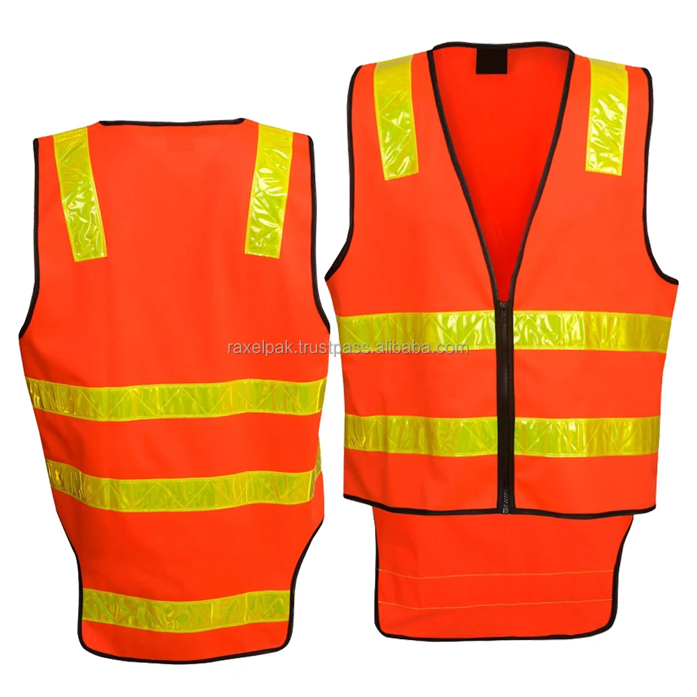 High Quality Construction Safety Vest With Custom Logo Factory