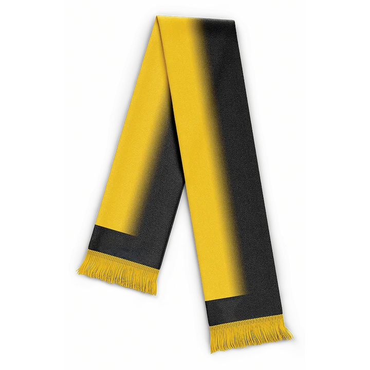 GAA Hurling Gaelic, оптовая продажа, индивидуальный логотип, полиэфирная печать, футбольный акриловый вязаный шарф для фанатов, Спортивная команда