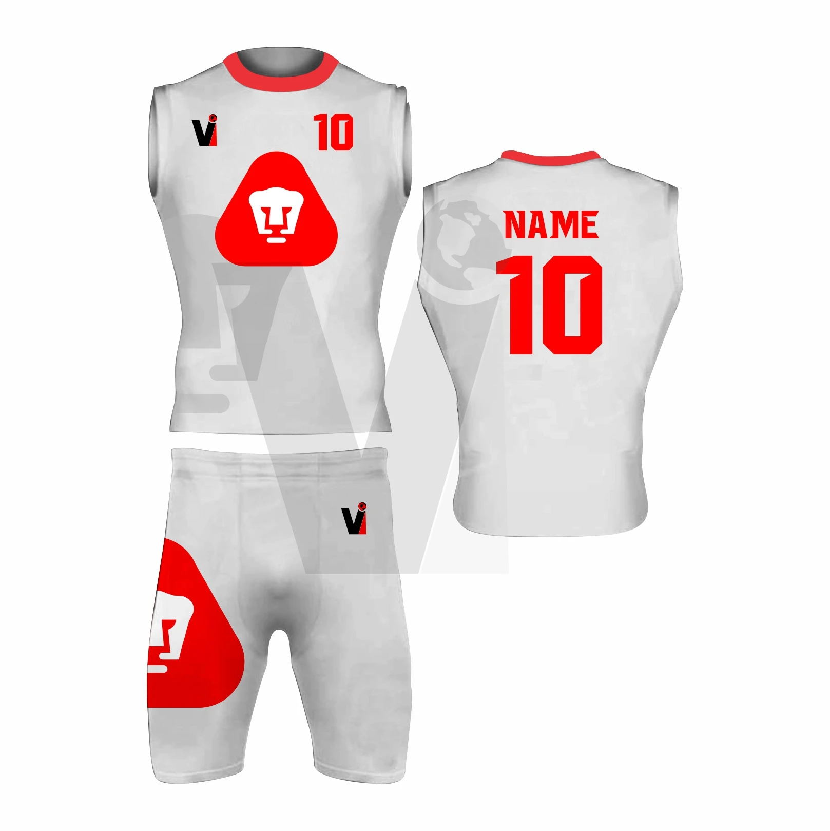Custom All Over Print Youth Compression Flag Football Uniforms Team  Building Competition 7v7 Football Uniforms