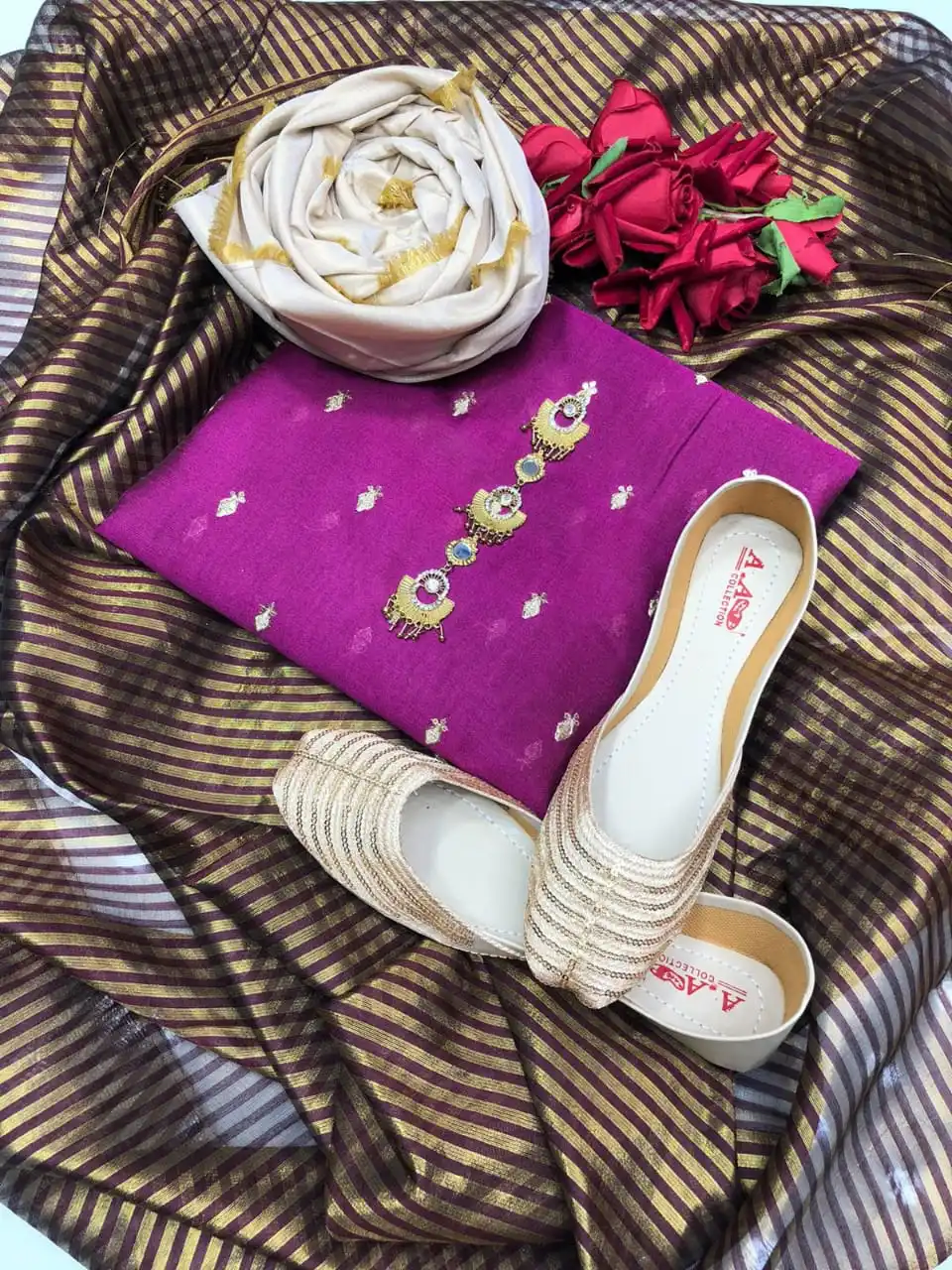 how to wear shawl on shalwar kameez female