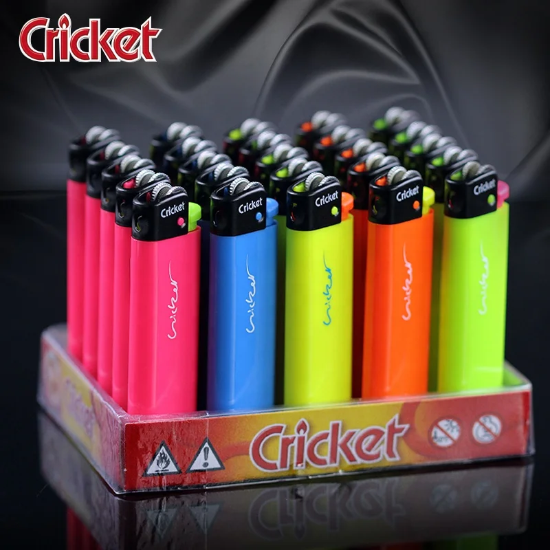 Top Quality Plastic Cricket Gas Lighter / Disposable Cricket Lighter