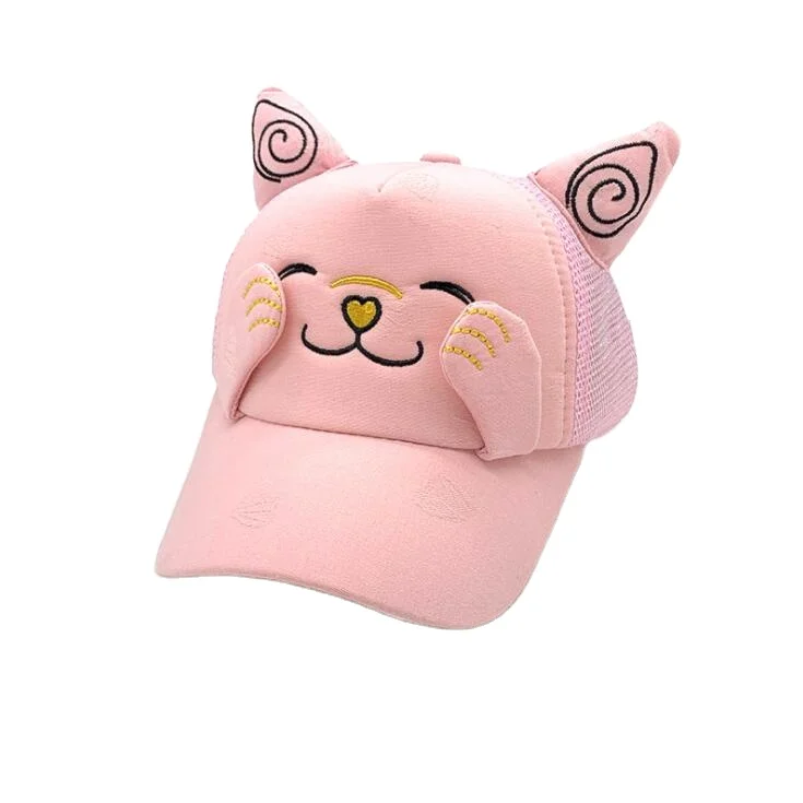 Cat Ear Baseball Cap for Kids and Women  MspineappleCrafts –  Mspineapplecrafts