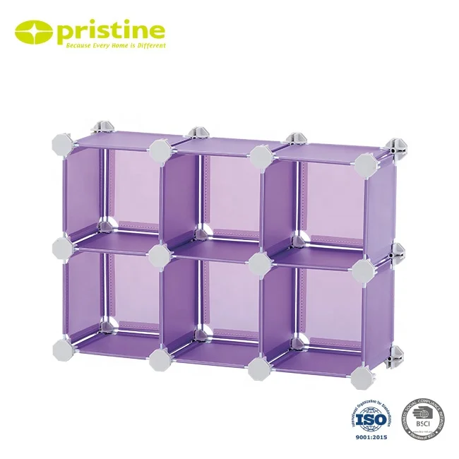 
 Taiwan manufacturer Low MOQ 30 design 6 plastic storage cube  
