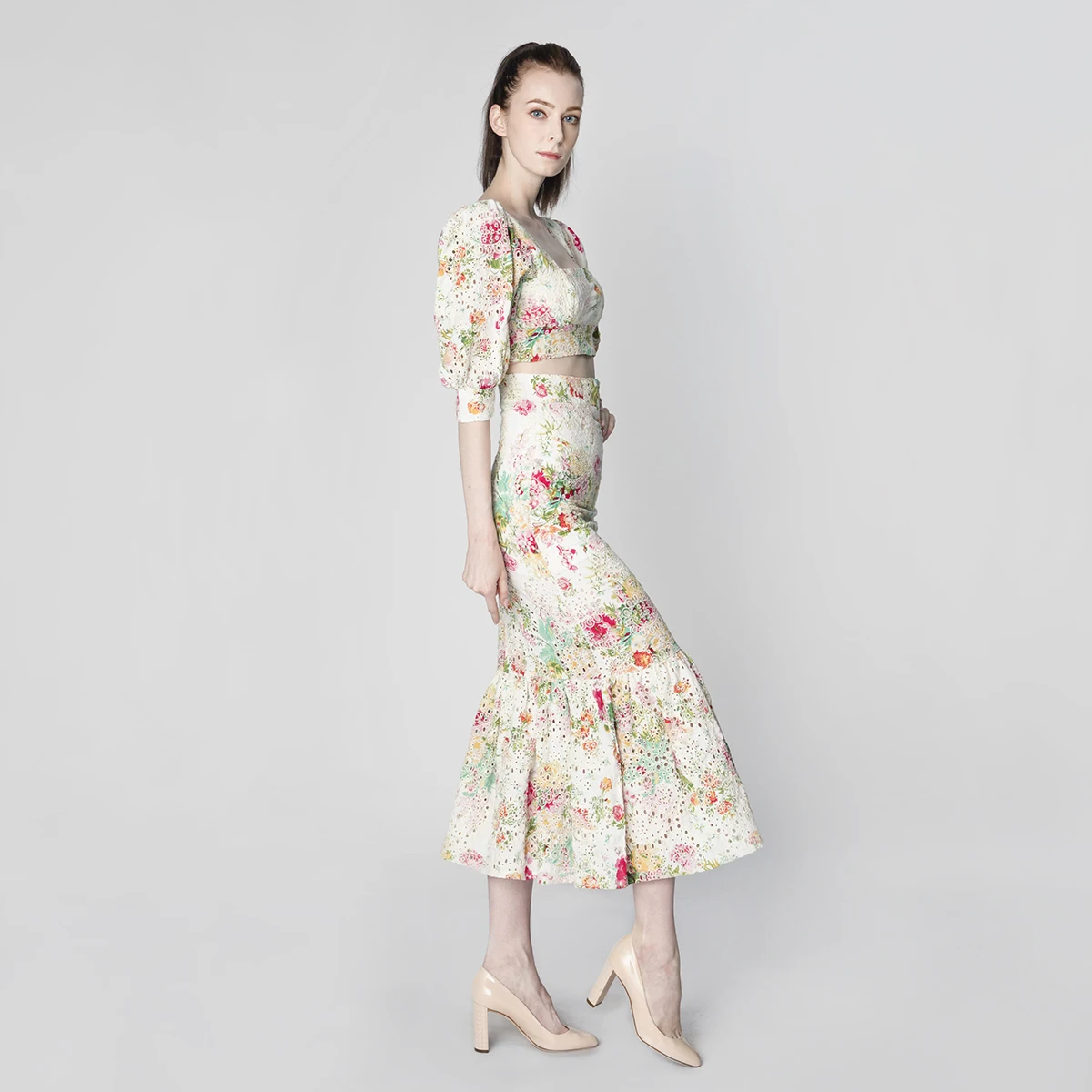 Новинка, детская одежда, модный костюм для досуга, комплект из двух предметов для женщин Костюм Платье женское 7/4 рукав, костюм комплект ювелирных изделий для женщин.(21001 + 21002)